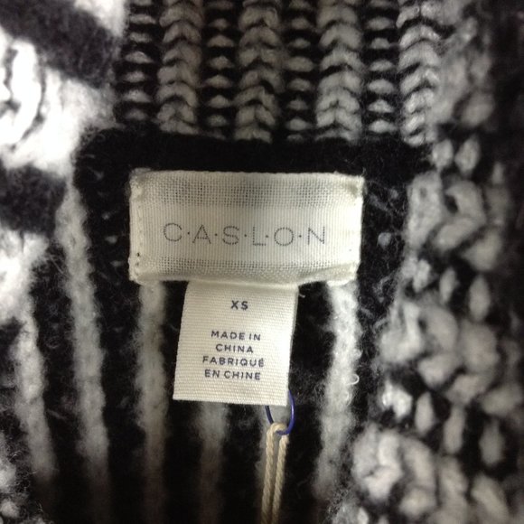 Caslon Black Knit Turtleneck Sweater - Picture 6 of 7